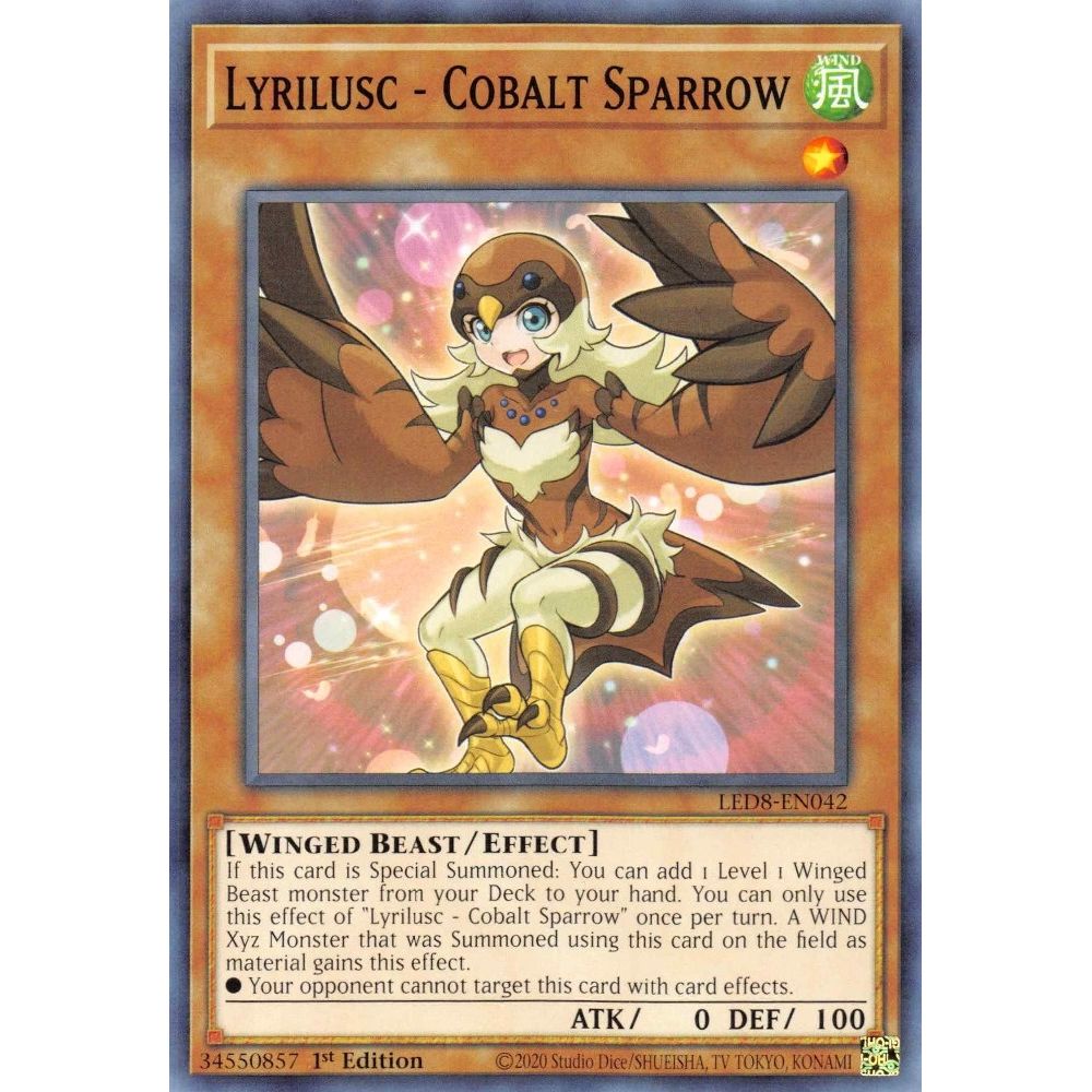 Image for Lyrilusc - Cobalt Sparrow (LED8-EN042) (LED8) - YuGiOh