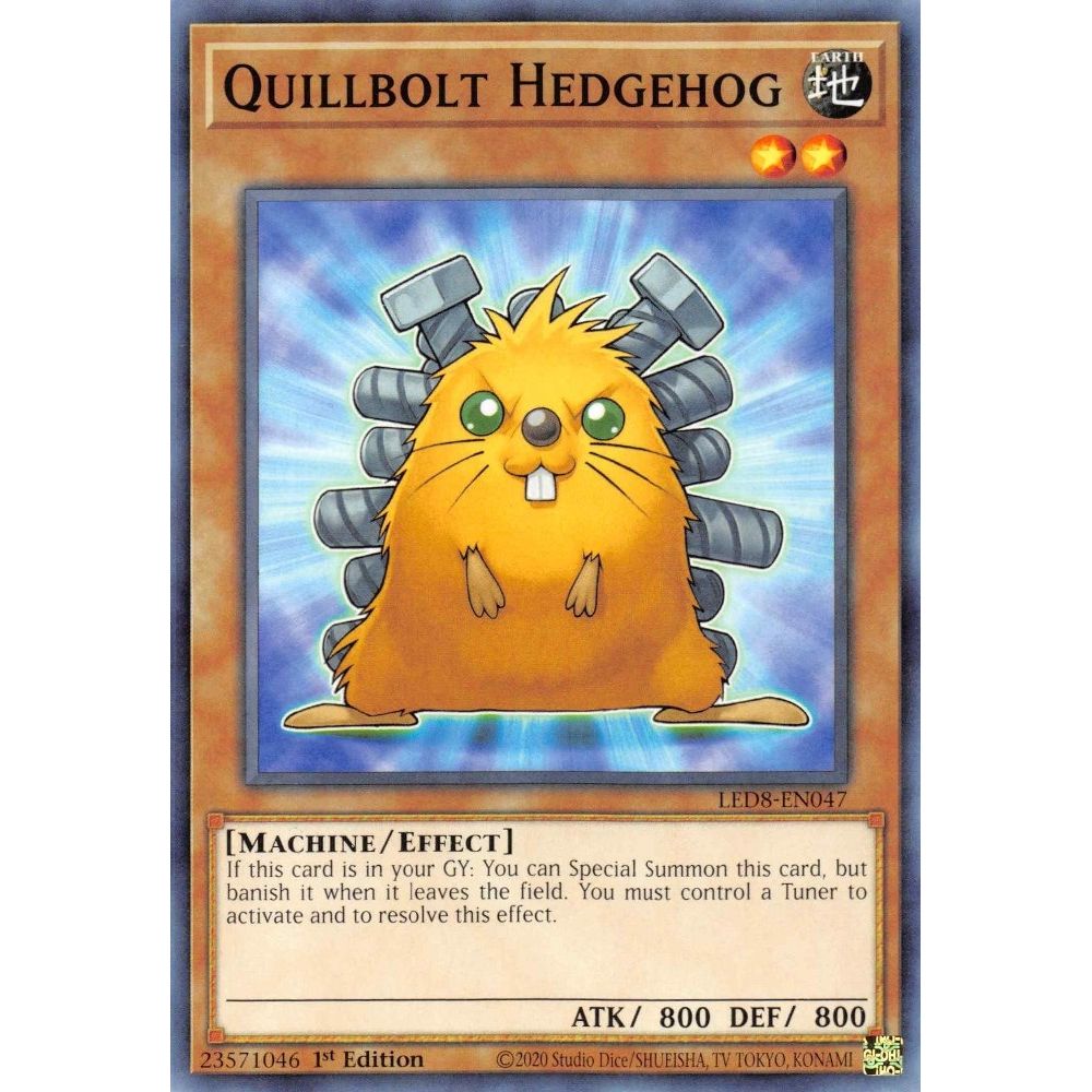 Image for Quillbolt Hedgehog (LED8-EN047) (LED8) - YuGiOh