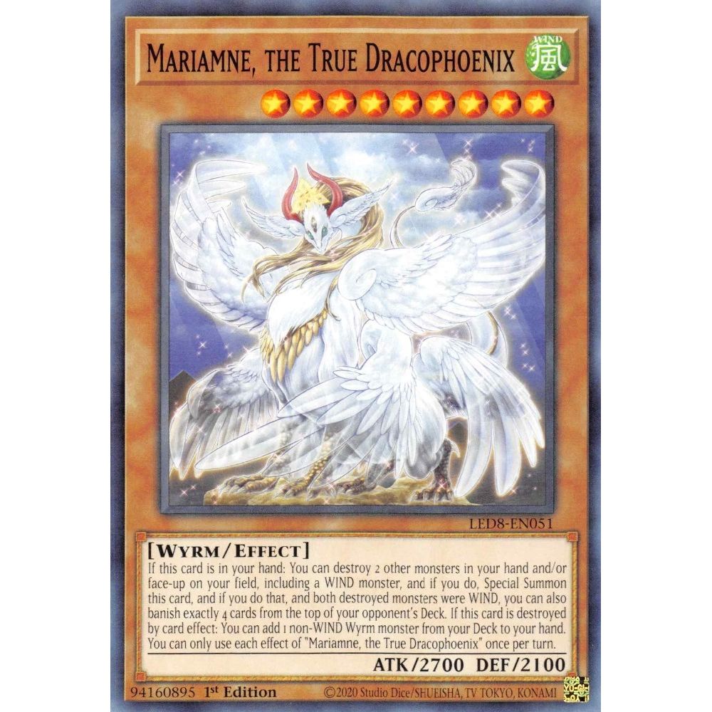 Image for Mariamne, the True Dracophoenix (LED8-EN051) (LED8) - YuGiOh