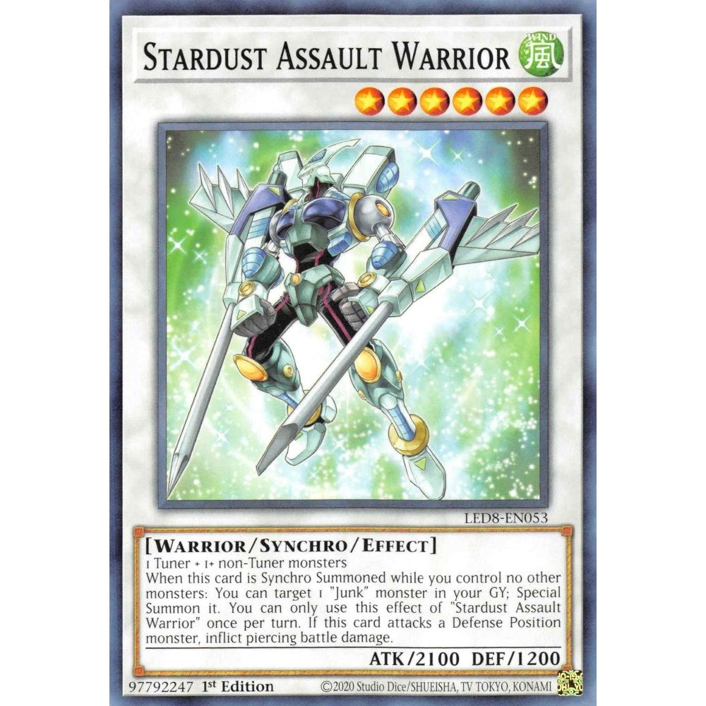 Image for Stardust Assault Warrior (LED8-EN053) (LED8) - YuGiOh