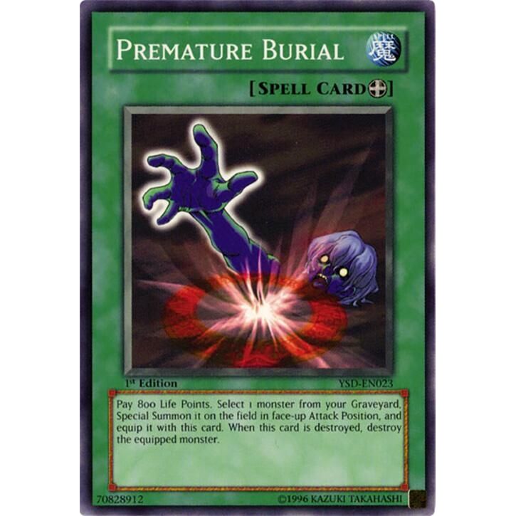 Image for Premature Burial (YSD-EN023) - YuGiOh