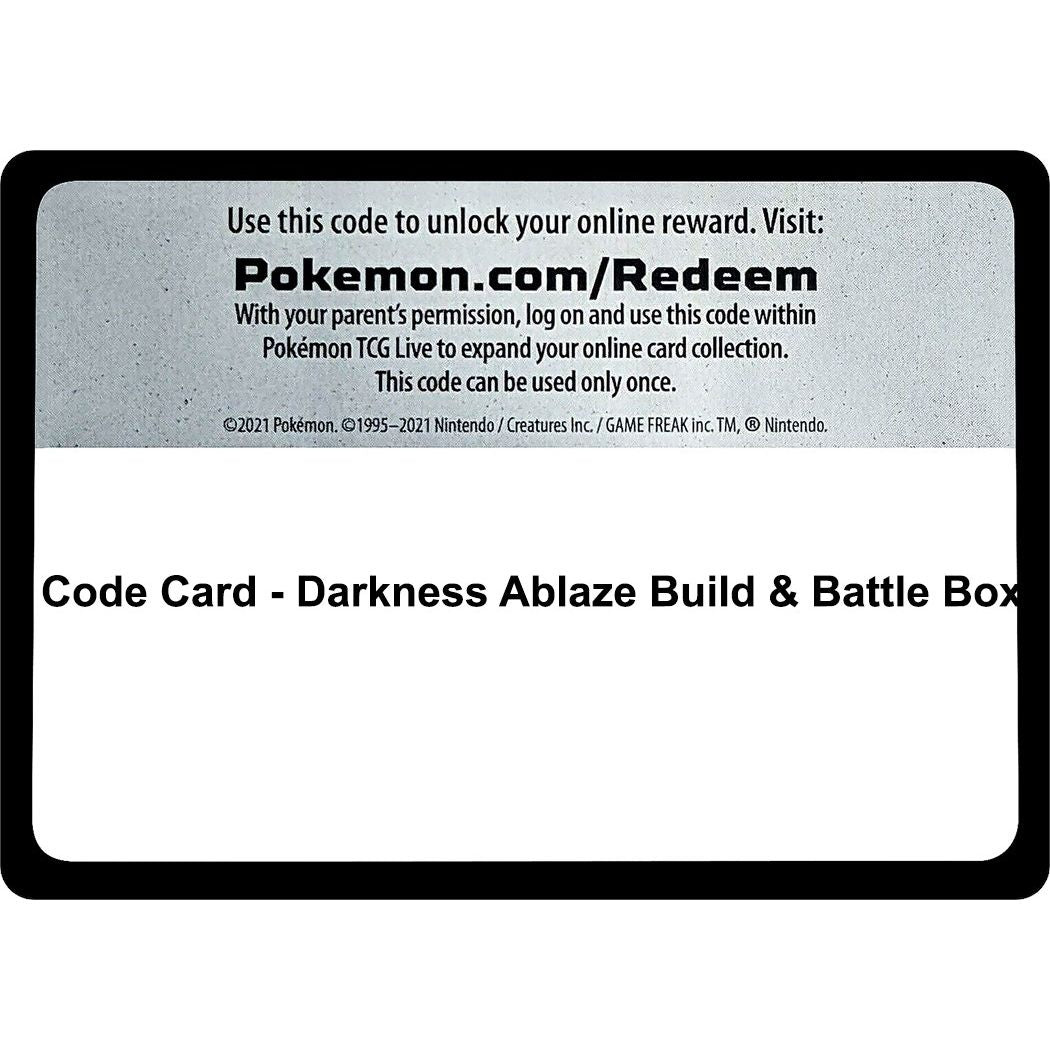 Image for Code Card - Darkness Ablaze Build & Battle Box (SWSH03) - Pokemon
