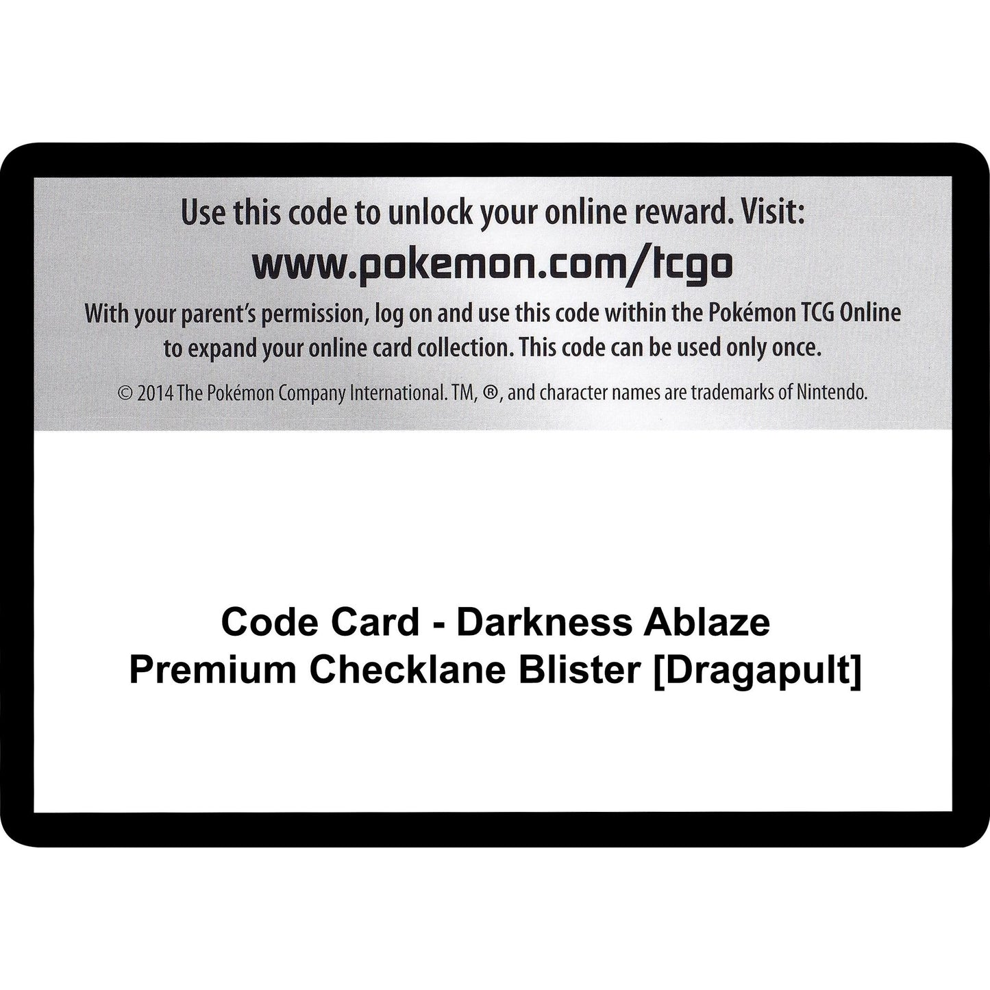 Image for Code Card - Darkness Ablaze Premium Checklane Blister [Grimmsnarl] (SWSH03) - Pokemon
