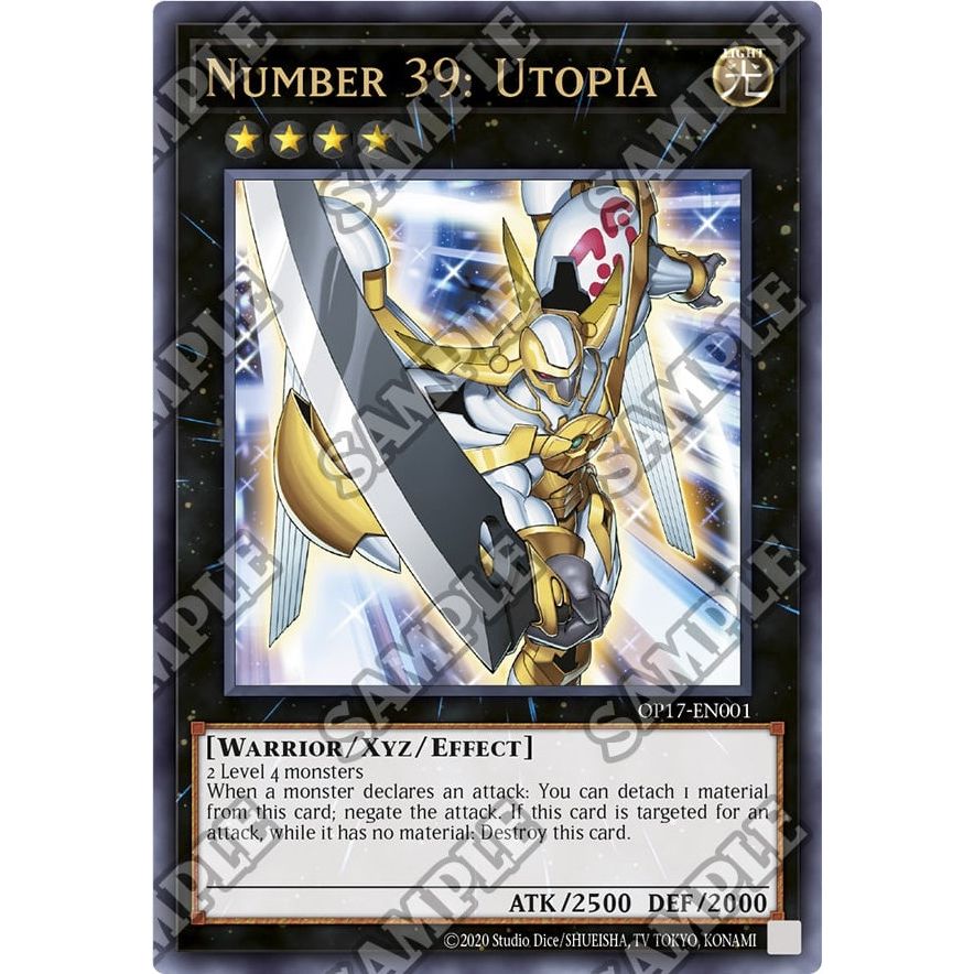 Image for Number 39: Utopia (UTR) (OP17-EN001) (OP17) - YuGiOh