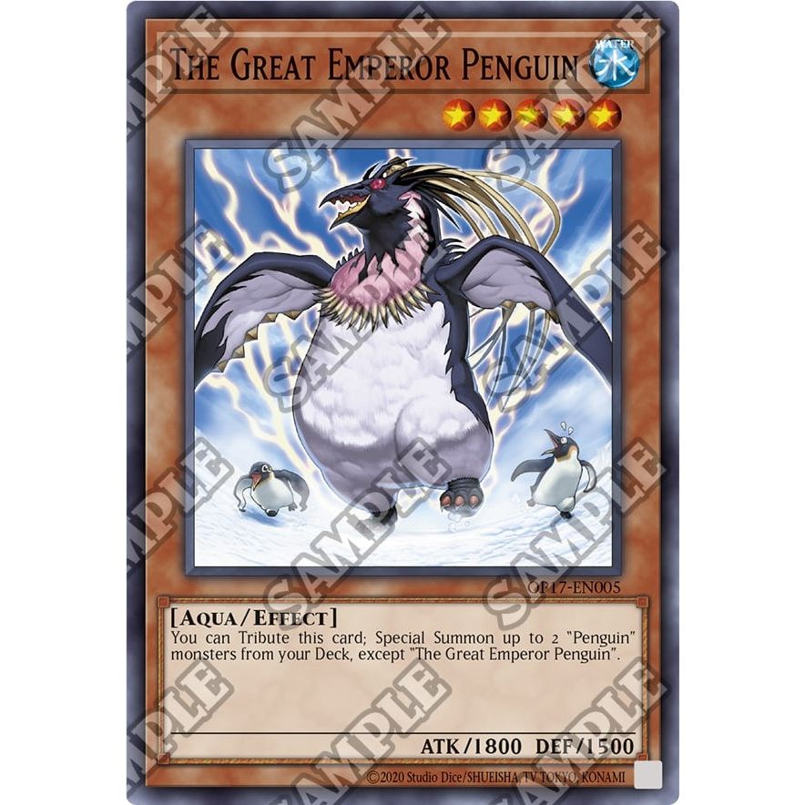 Image for The Great Emperor Penguin (OP17-EN005) (OP17) - YuGiOh