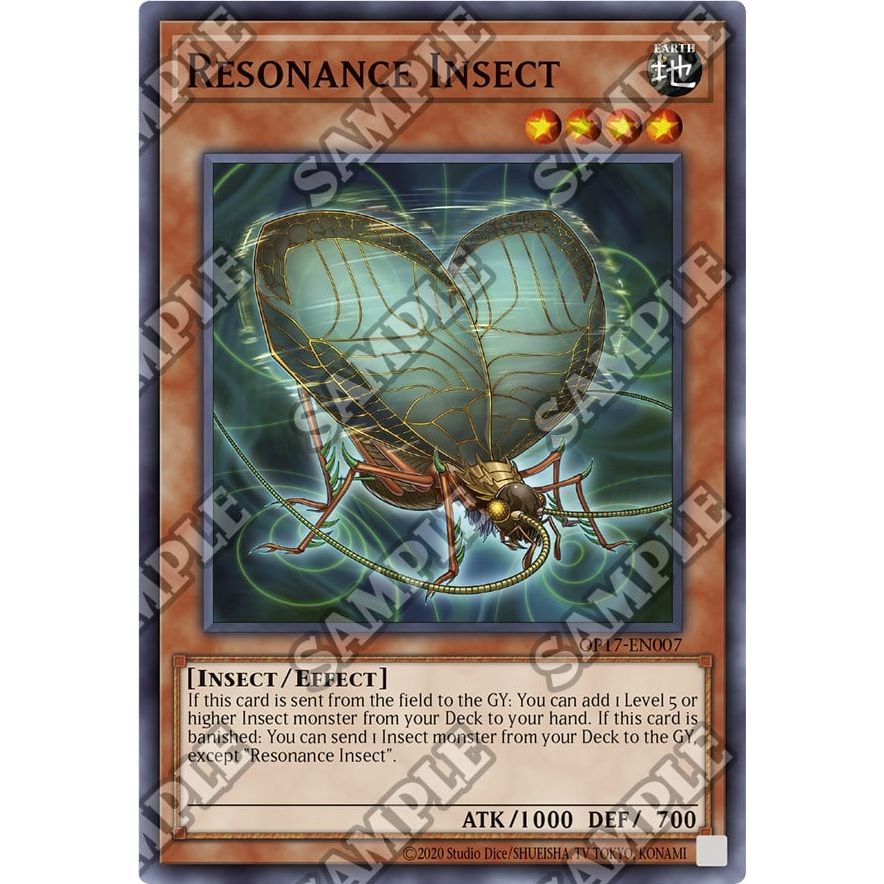 Image for Resonance Insect (OP17-EN007) (OP17) - YuGiOh
