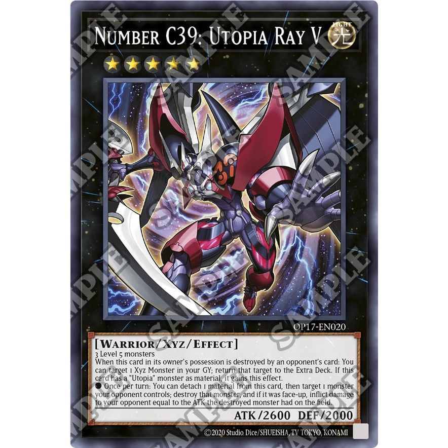 Image for Number C39: Utopia Ray V (OP17-EN020) (OP17) - YuGiOh