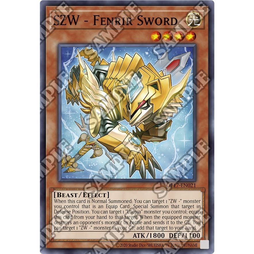 Image for SZW - Fenrir Sword (OP17-EN021) (OP17) - YuGiOh