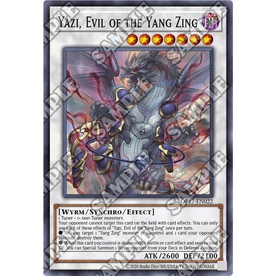 Image for Yazi, Evil of the Yang Zing (OP17-EN022) (OP17) - YuGiOh