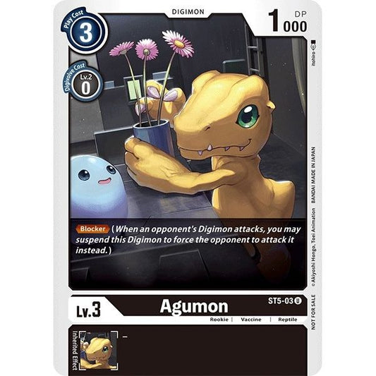Image for Agumon (Official Tournament Pack Vol.3) (ST5-03 U) (ST-5) - Digimon Card Game