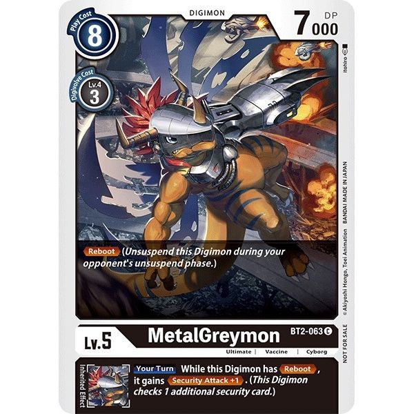 Image for MetalGreymon - BT2-063 (Official Tournament Pack Vol.3) (BT2-063 C) (BT01-03A) - Digimon Card Game