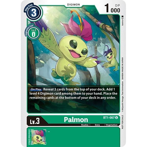 Image for Palmon (Official Tournament Pack Vol.3) (BT1-067 U) (BT01-03A) - Digimon Card Game