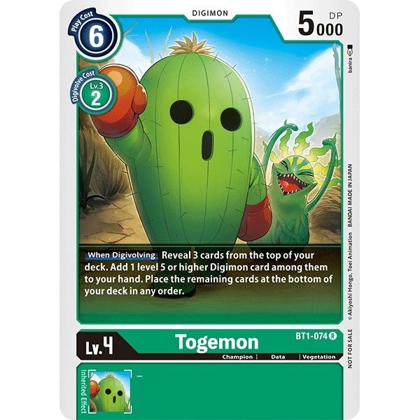 Image for Togemon (Official Tournament Pack Vol.3) (BT1-074 R) (BT01-03A) - Digimon Card Game