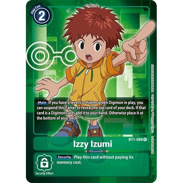 Image for Izzy Izumi (Official Tournament Pack Vol.3) (BT1-088 R) (BT01-03A) - Digimon Card Game