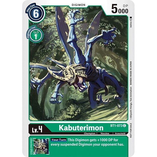 Image for Kabuterimon (Official Tournament Pack Vol.3) (BT1-073 C) (BT01-03A) - Digimon Card Game