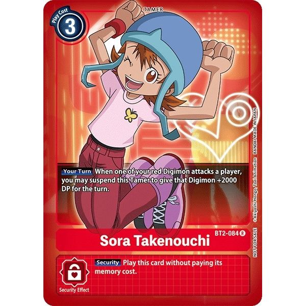 Image for Sora Takenouchi (Official Tournament Pack Vol.3) (BT2-084 R) (BT01-03A) - Digimon Card Game