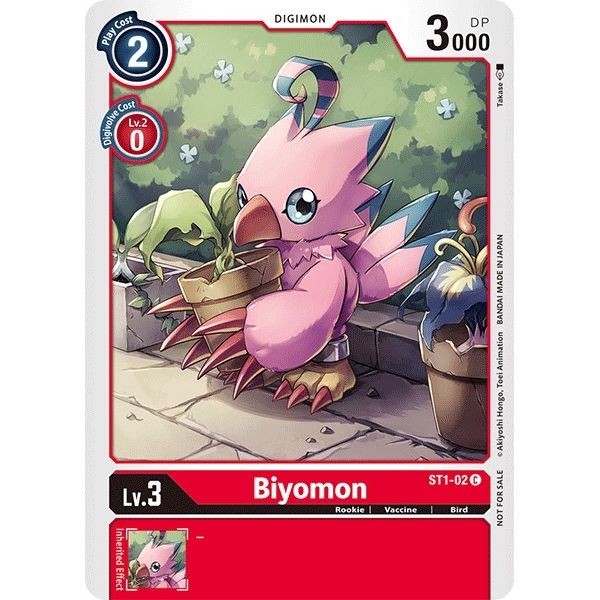 Image for Biyomon (Official Tournament Pack Vol.3) (ST1-02 C) (ST-1) - Digimon Card Game