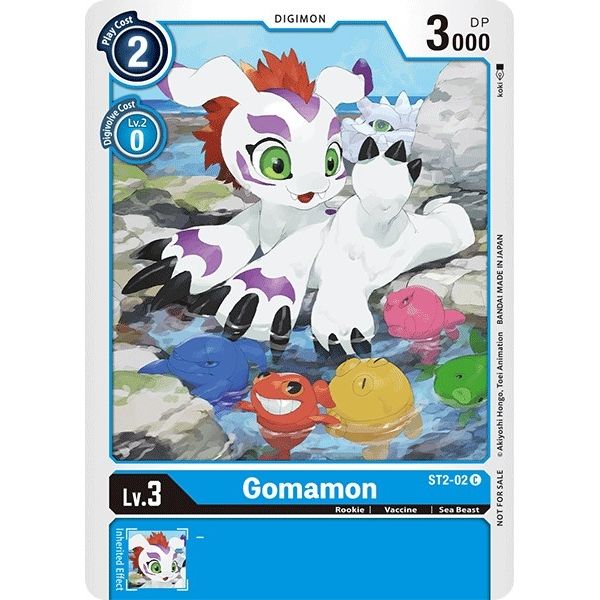 Image for Gomamon (Official Tournament Pack Vol.3) (ST2-02 C) (ST-2) - Digimon Card Game