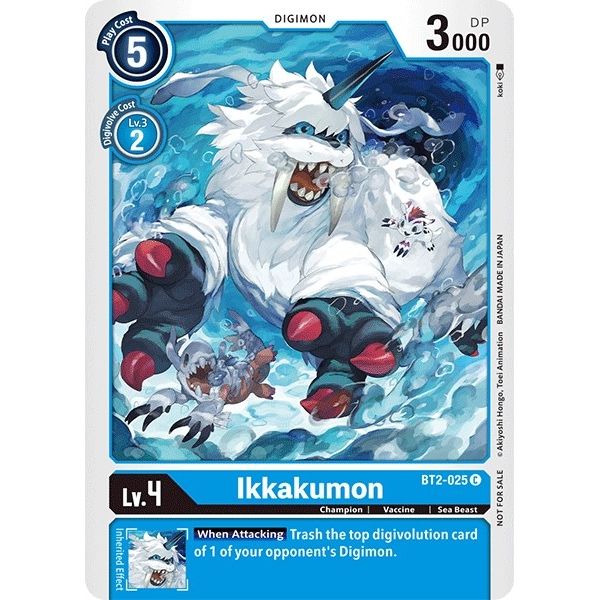Image for Ikkakumon - BT2-025 (Official Tournament Pack Vol.3) (BT2-025 C) (BT01-03A) - Digimon Card Game