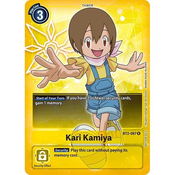 Image for Kari Kamiya (Official Tournament Pack Vol.3) (BT2-087 R) (BT01-03A) - Digimon Card Game