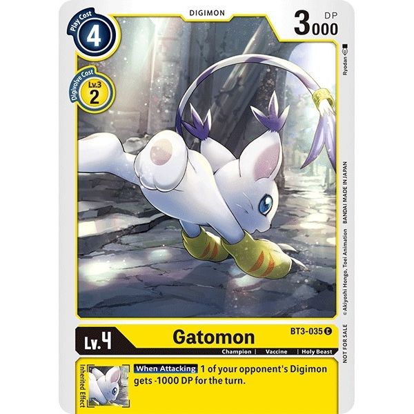Image for Gatomon - BT3-035 (Official Tournament Pack Vol.3) (BT3-035 C) (BT01-03A) - Digimon Card Game