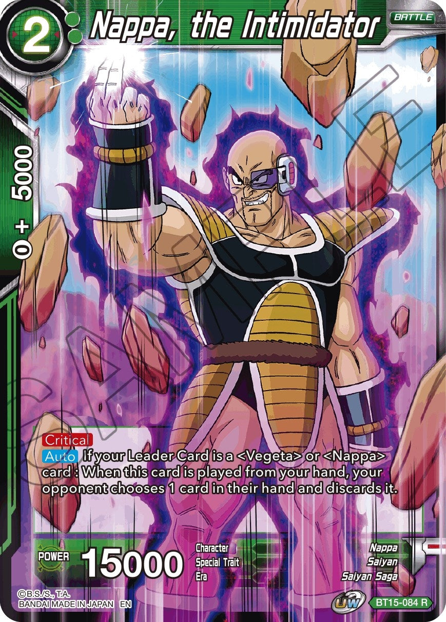 Image for Nappa, the Intimidator (BT15-084) (DBS-B15) - Dragon Ball Super: Masters
