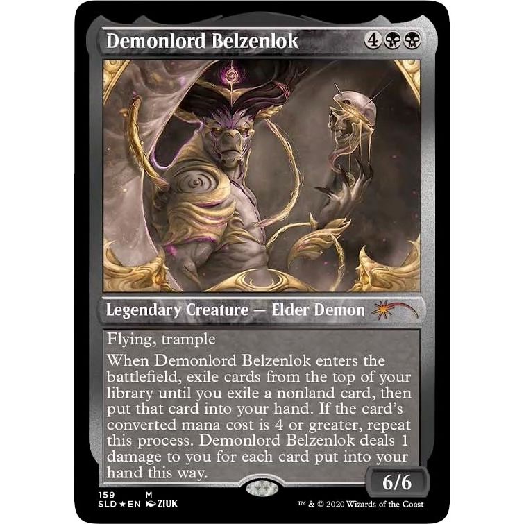 Image for Demonlord Belzenlok (Foil Etched) (159) (SLD) - Magic: The Gathering