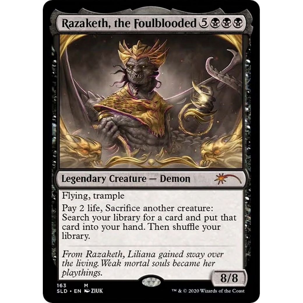 Image for Razaketh, the Foulblooded (163) (SLD) - Magic: The Gathering