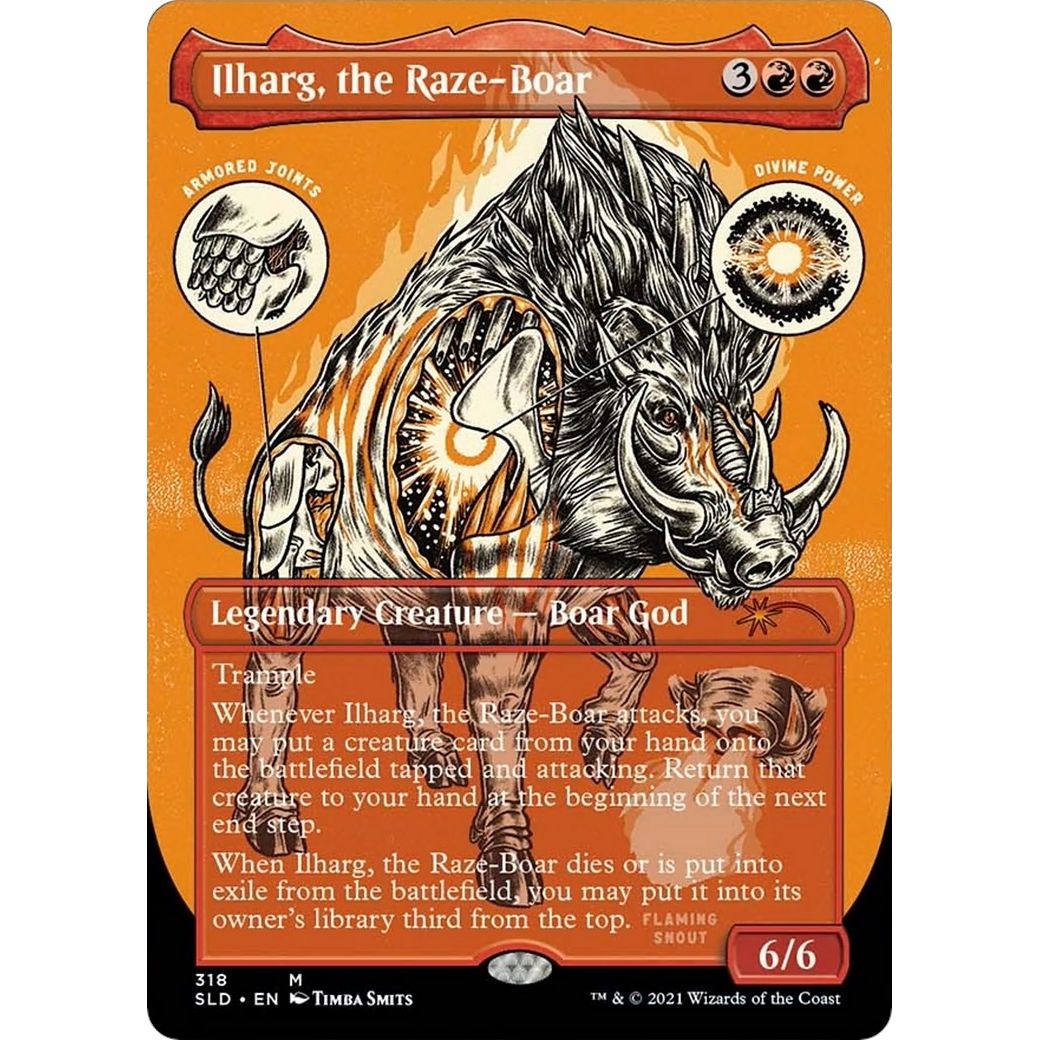 Image for Ilharg, the Raze-Boar (318) (SLD) - Magic: The Gathering