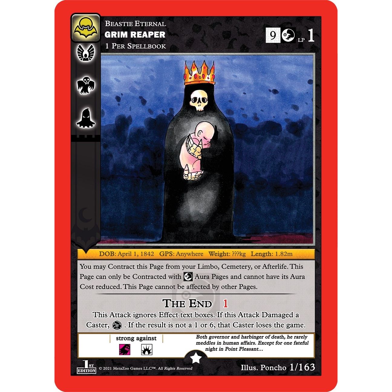 Image for Grim Reaper (1/163) (NFFE) - MetaZoo