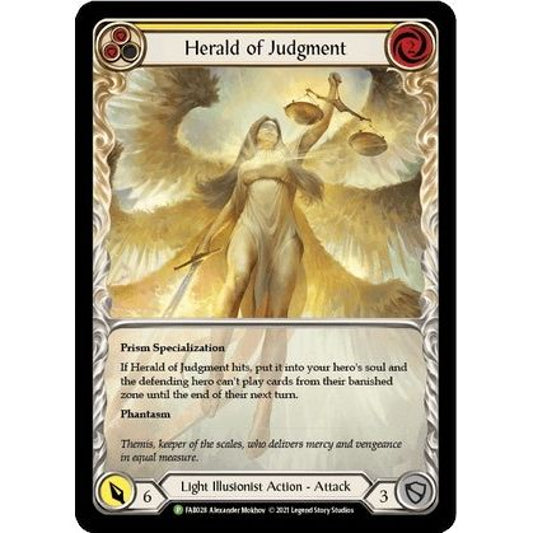 Image for Herald of Judgment - FAB028 (FAB028) (PR) - Flesh and Blood TCG