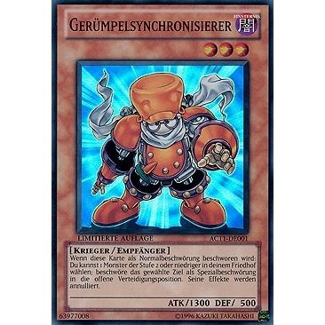Image for Junk Synchron (German) - "Gerumpelsynchronisierer" (AC11-DE001) (AC11) - YuGiOh