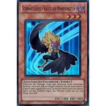 Image for Blackwing - Kalut the Moon Shadow (German) - "Schwarzflugel - Kalut der Mondschatten" (AC11-DE005) (AC11) - YuGiOh