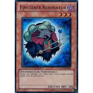 Image for Dark Resonator (German) - "Finsterer Resonator" (AC11-DE020) (AC11) - YuGiOh