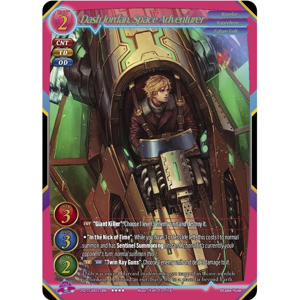Image for Dash Jordan, Space Adventurer (2021GB03-086) (GB03) - Gate Ruler