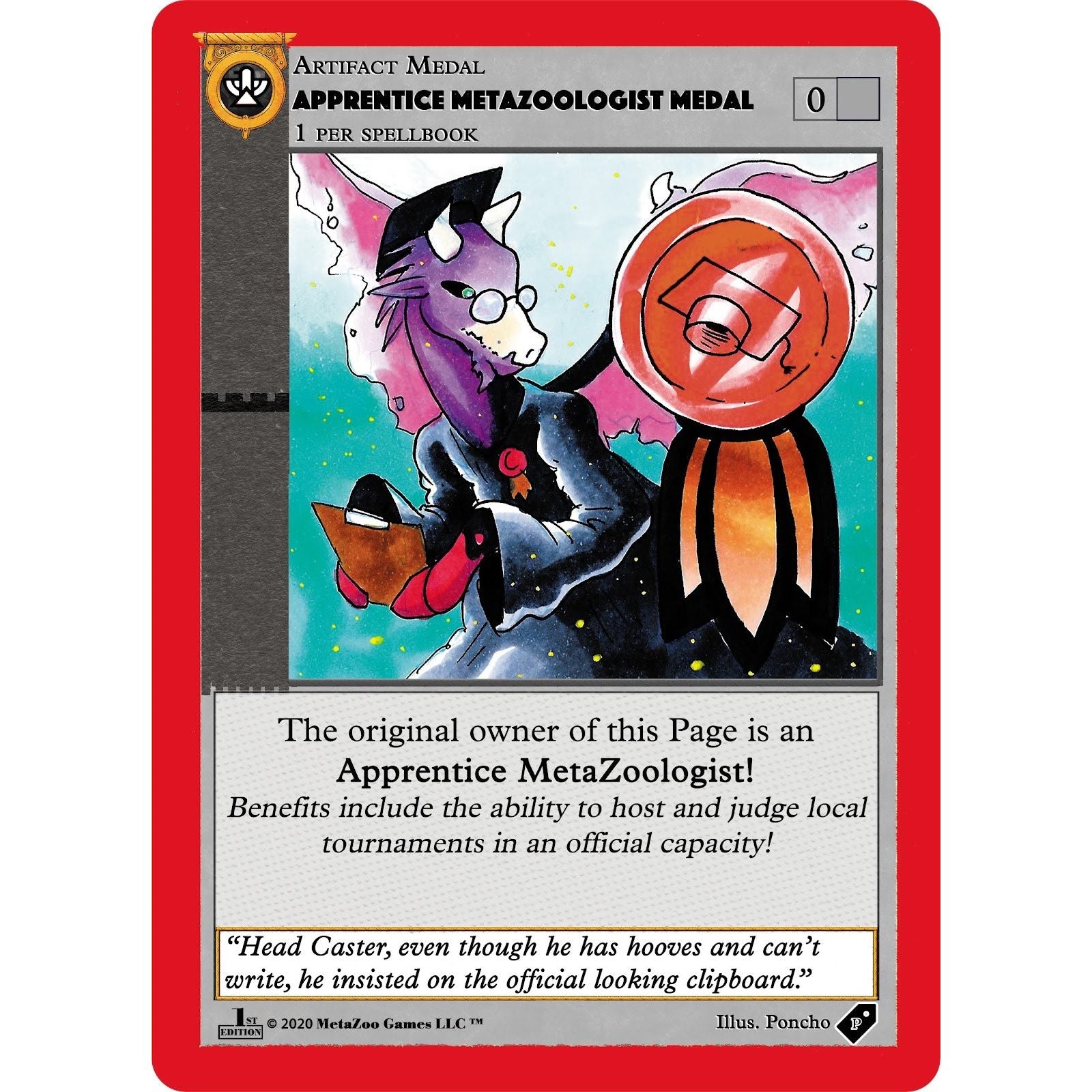 Image for Apprentice Metazoologist Medal (MEDALS) - MetaZoo