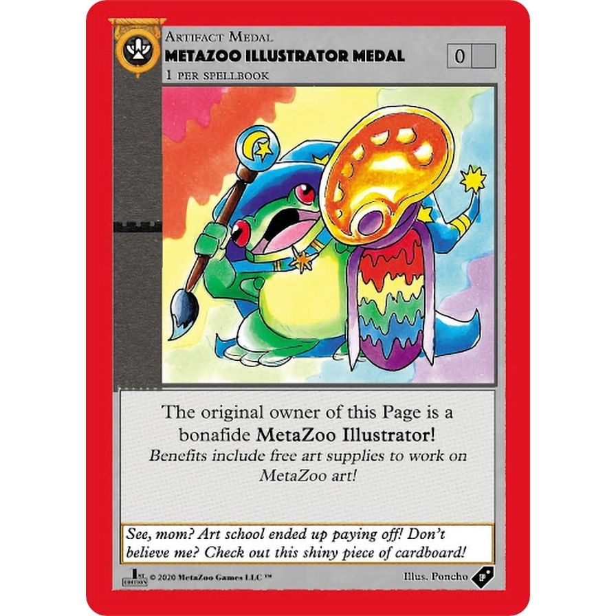 Image for Metazoo Illustrator Medal (MEDALS) - MetaZoo