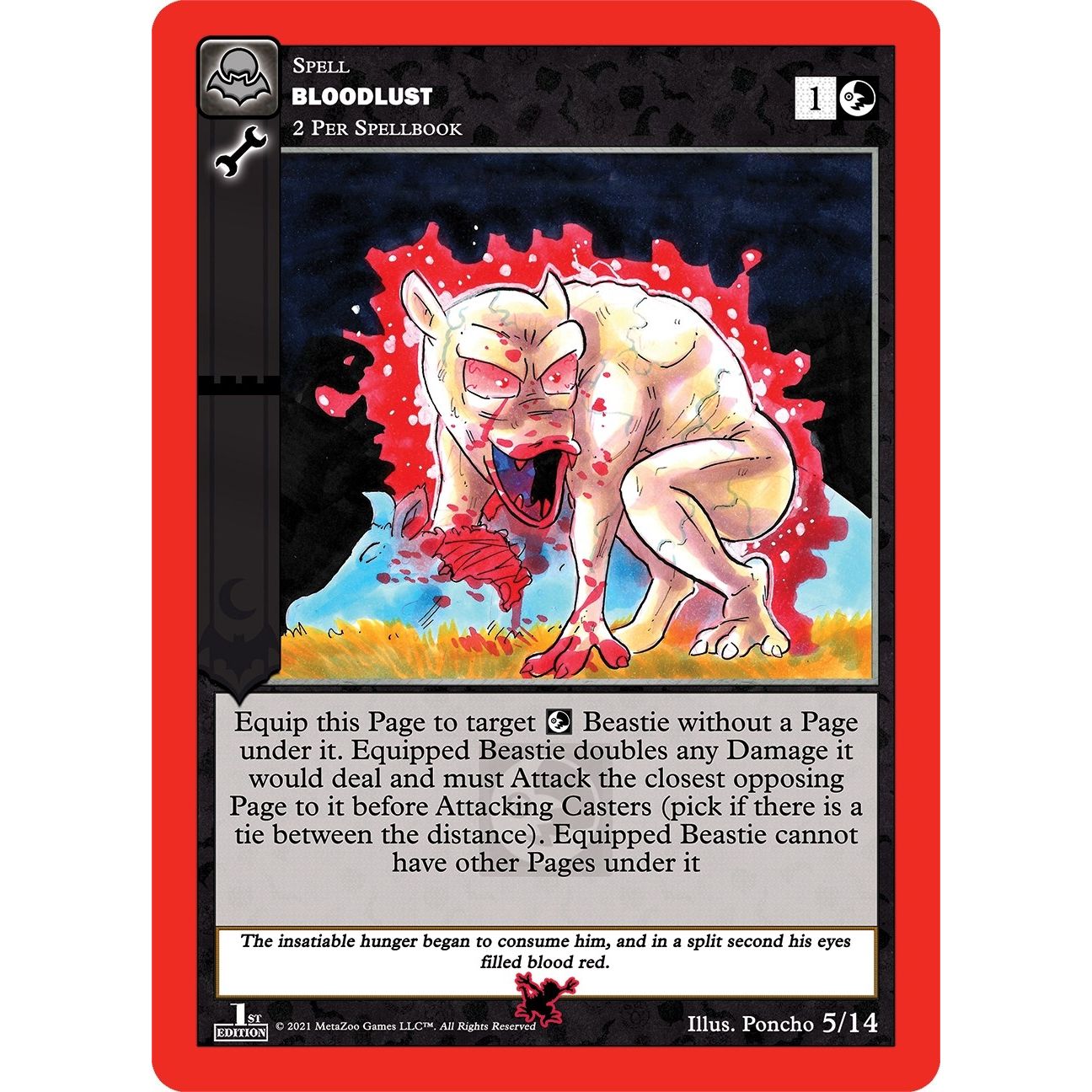 Image for Bloodlust (5/14) (NFFE-RE) - MetaZoo