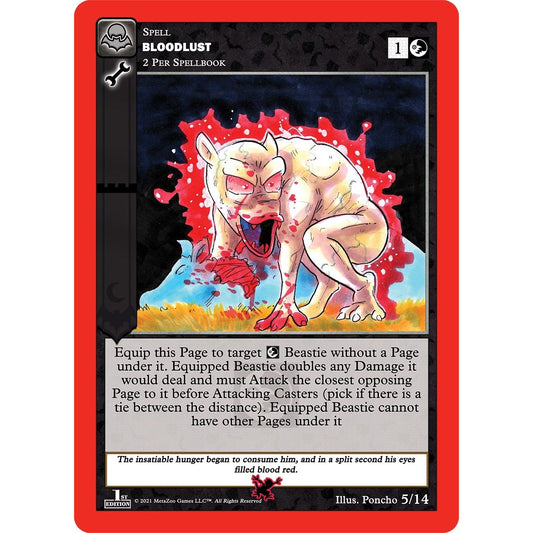 Image for Bloodlust (5/14) (NFFE-RE) - MetaZoo
