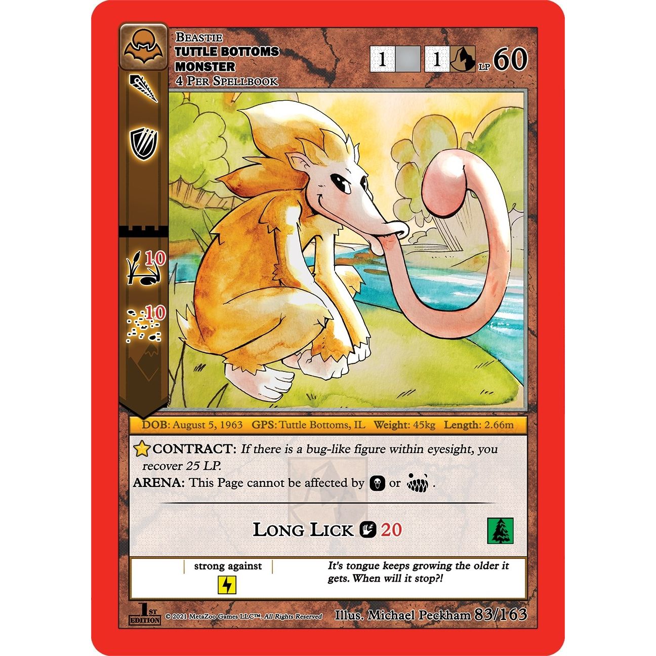 Image for Tuttle Bottoms Monster (83/163) (NFFE) - MetaZoo