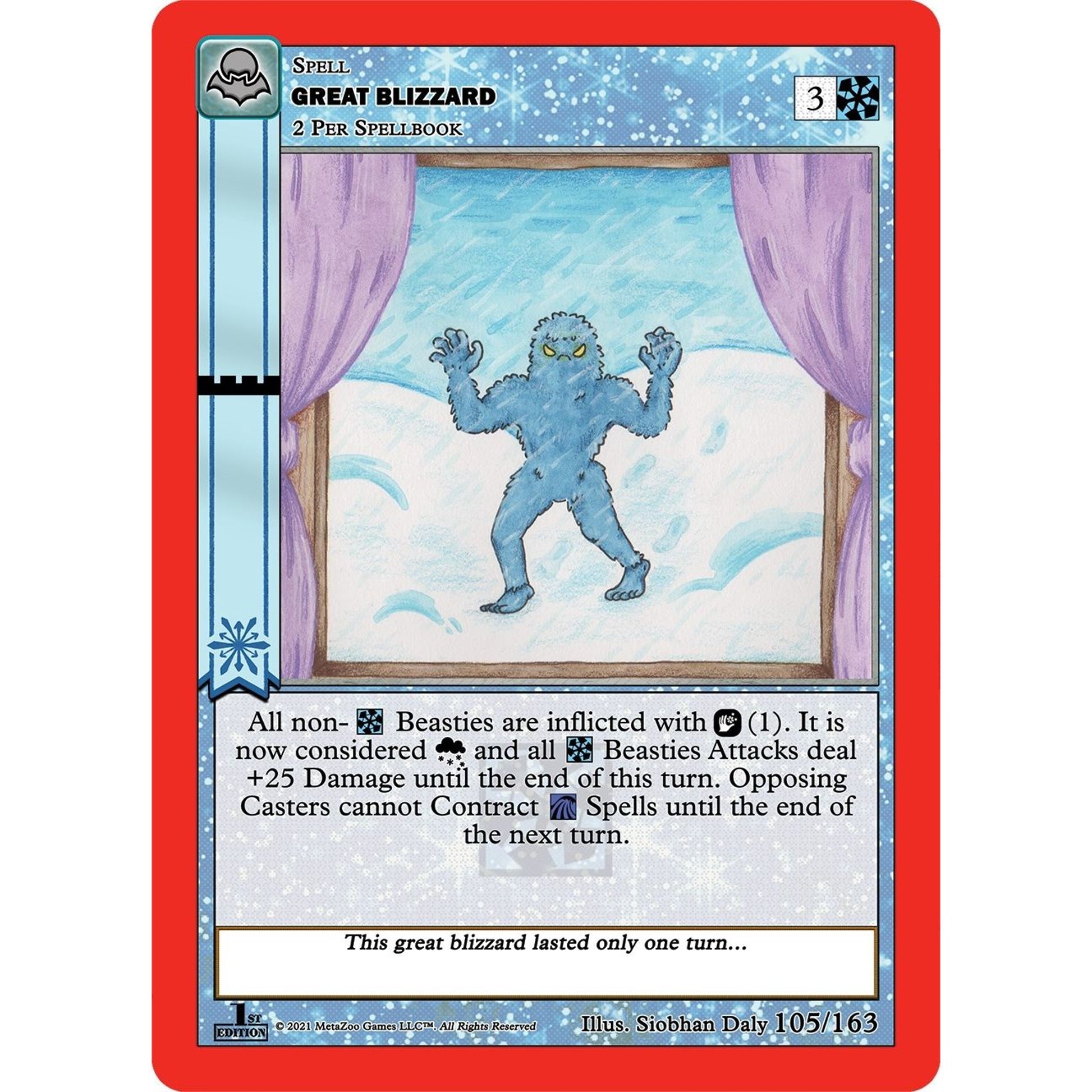 Image for Great Blizzard (105/163) (NFFE) - MetaZoo