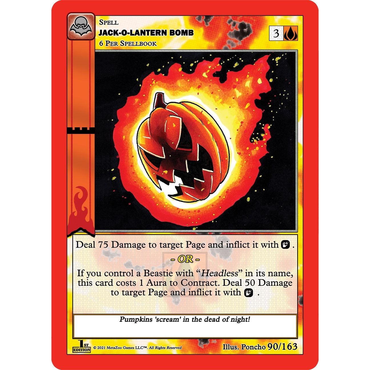 Image for Jack-O-Lantern Bomb (90/163) (NFFE) - MetaZoo