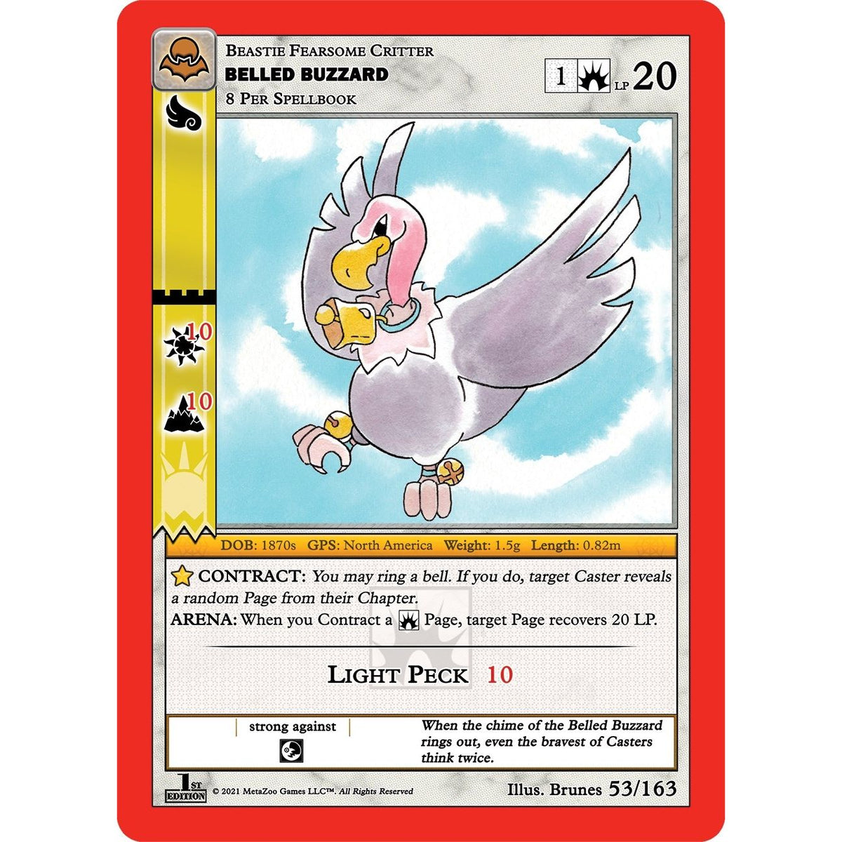 Image for Belled Buzzard (53/163) (NFFE) - MetaZoo