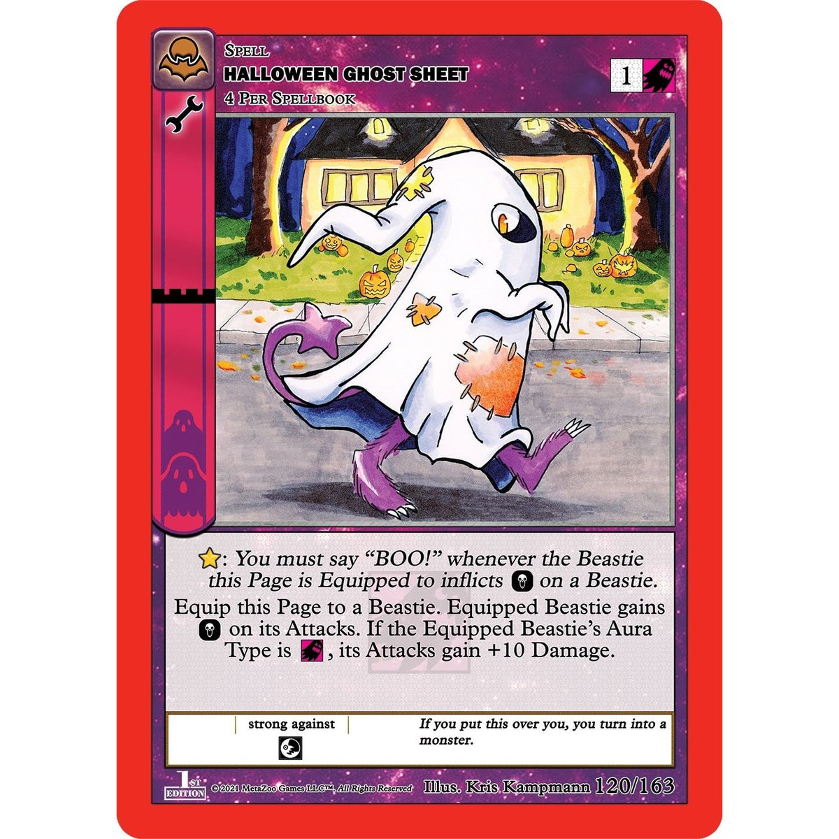Image for Halloween Ghost Sheet (120/163) (NFFE) - MetaZoo