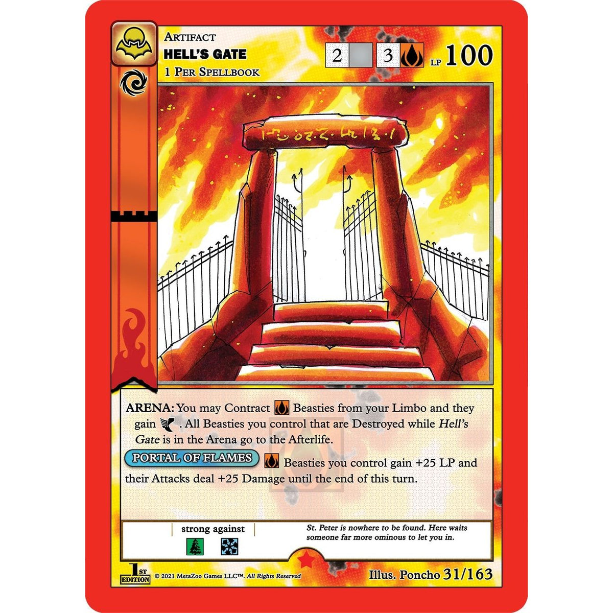 Image for Hell's Gate (31/163) (NFFE) - MetaZoo