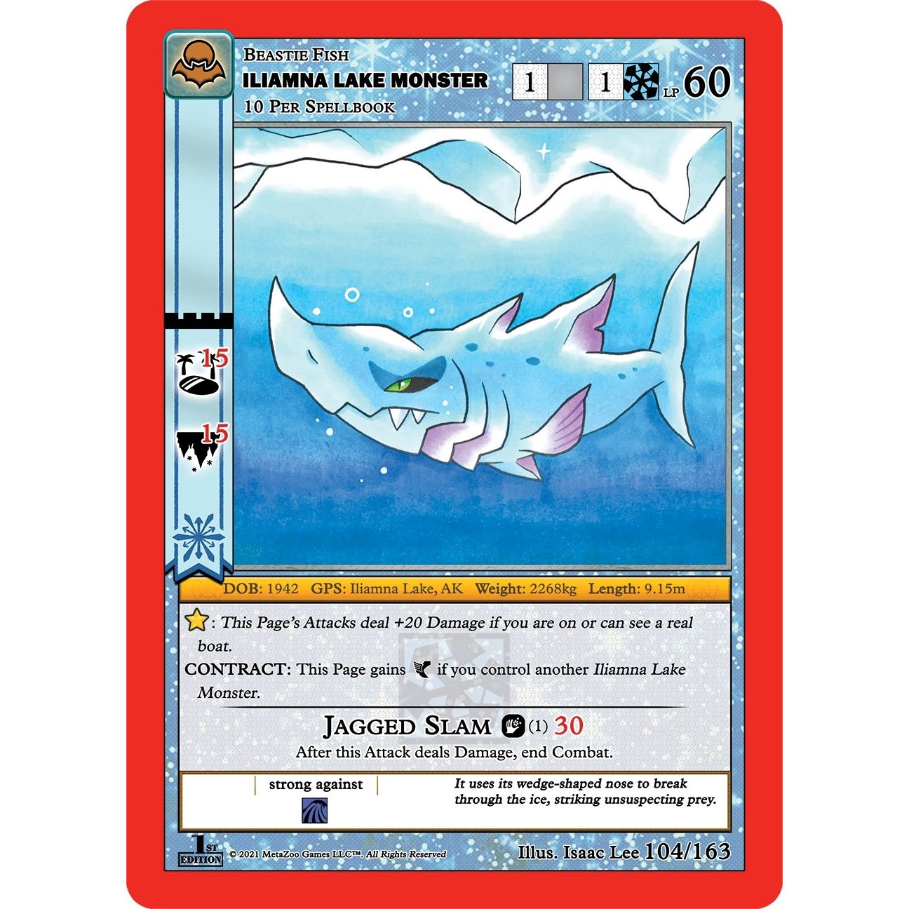 Image for Iliamna Lake Monster (104/163) (NFFE) - MetaZoo