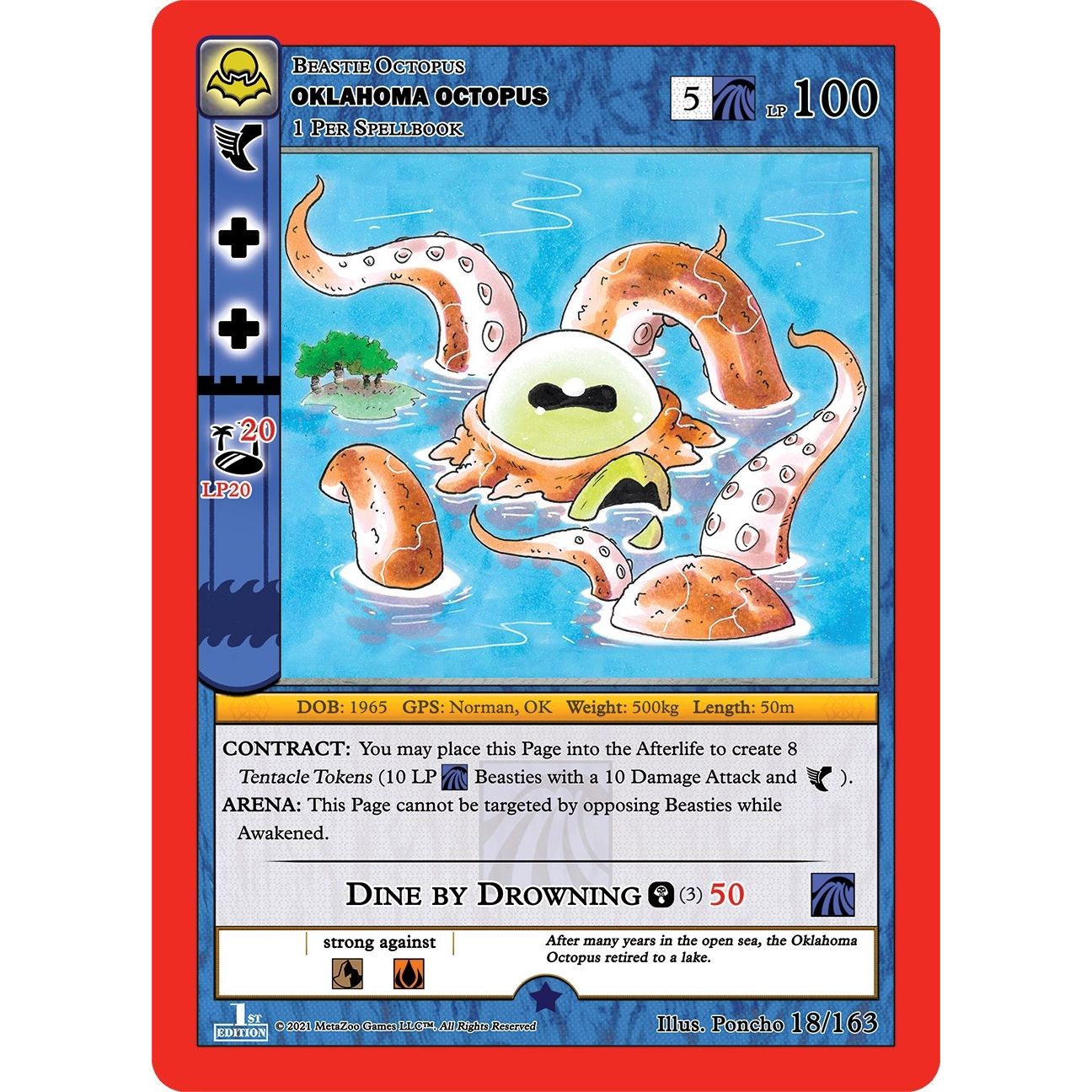 Image for Oklahoma Octopus (18/163) (NFFE) - MetaZoo