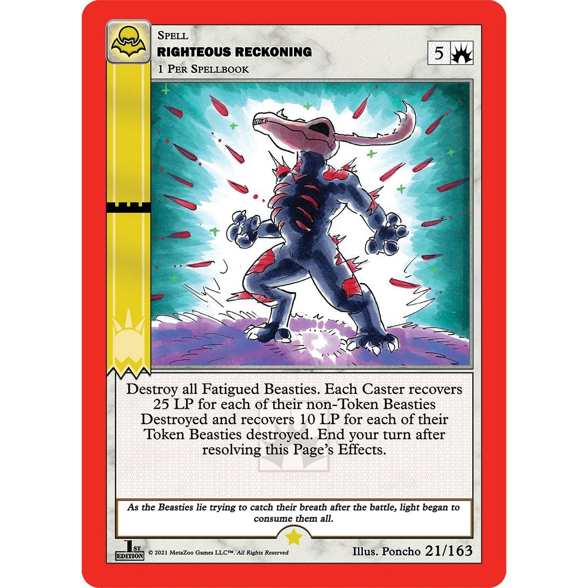 Image for Righteous Reckoning (21/163) (NFFE) - MetaZoo