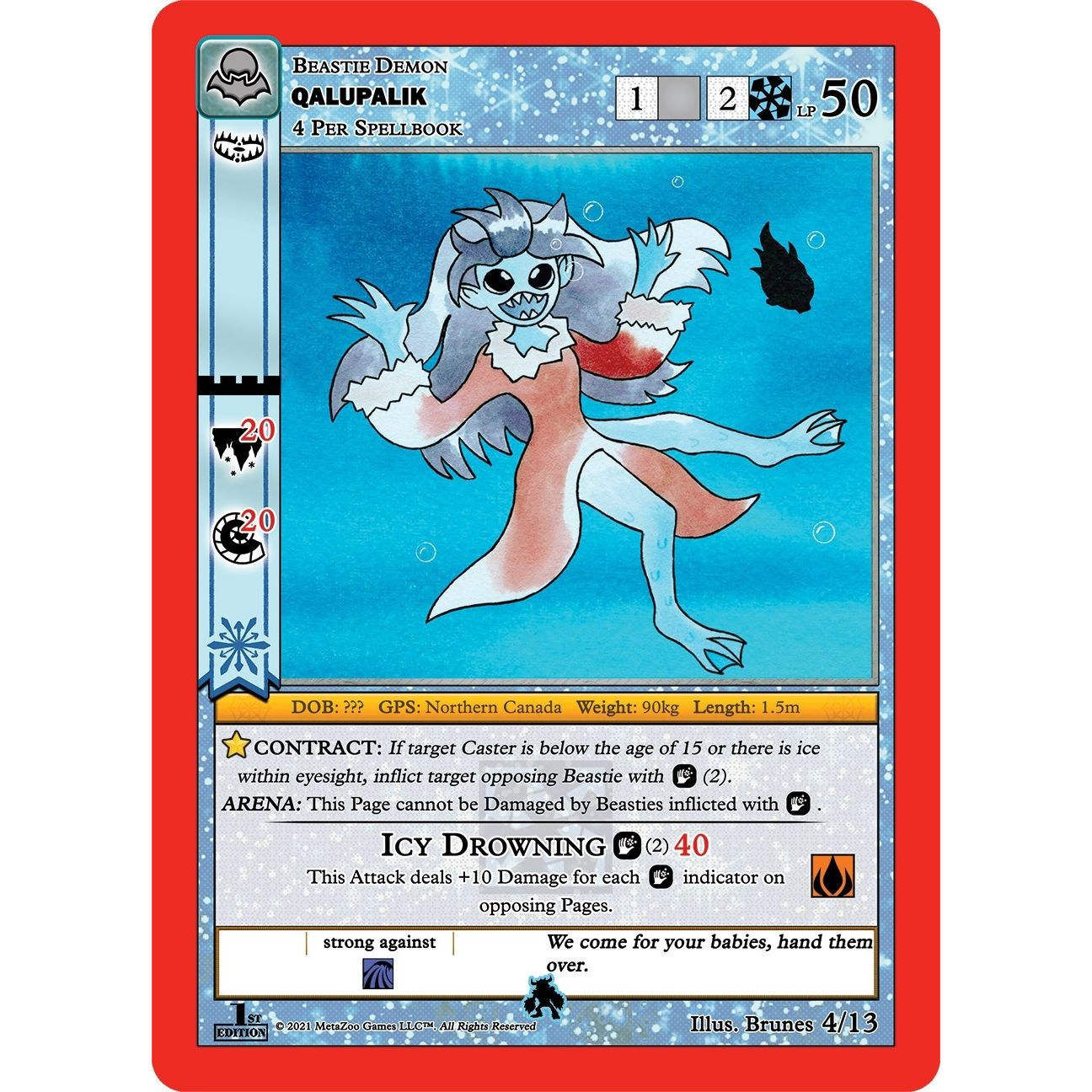 Image for Qalupalik (4/13) (NFFE-RE) - MetaZoo