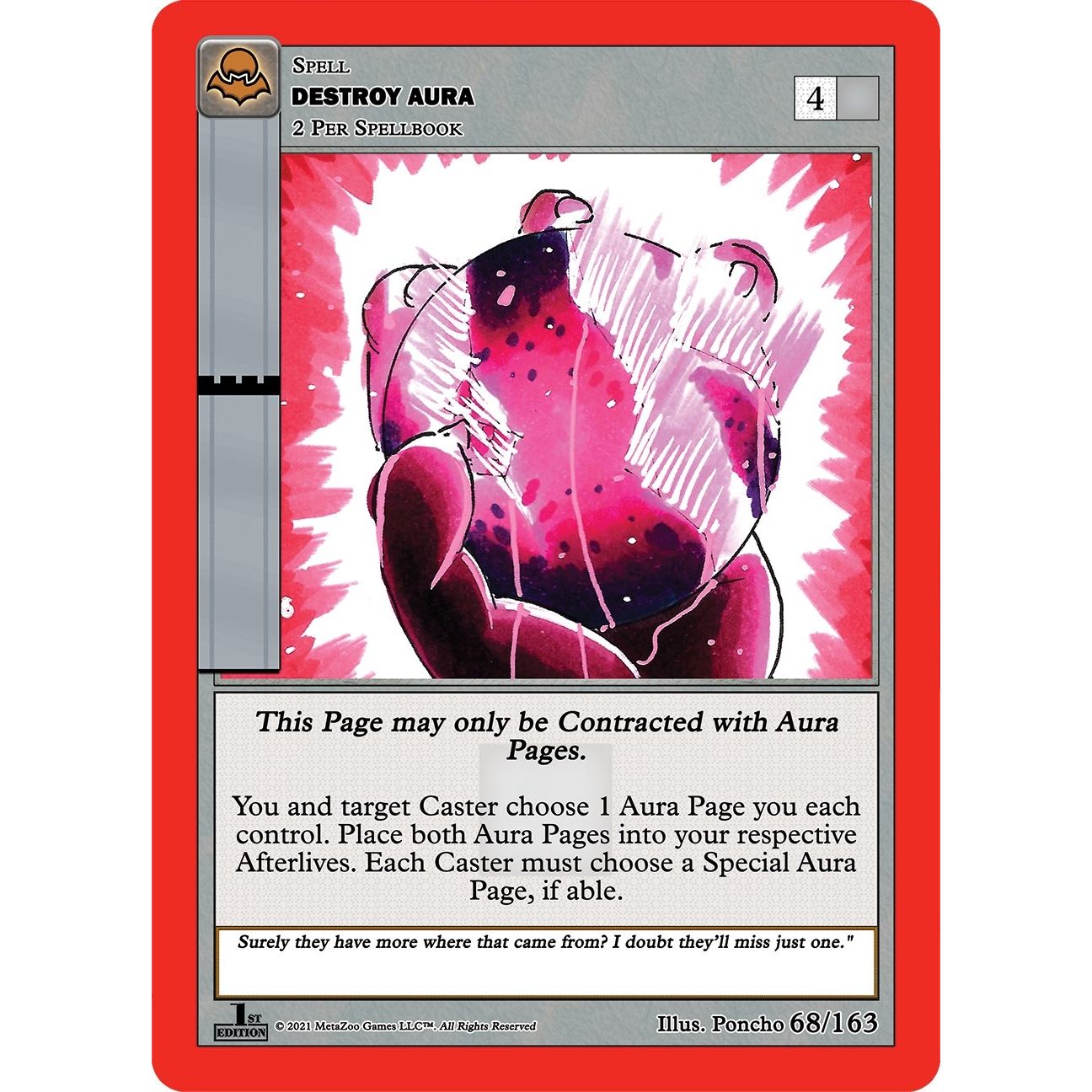 Image for Destroy Aura (68/163) (NFFE) - MetaZoo